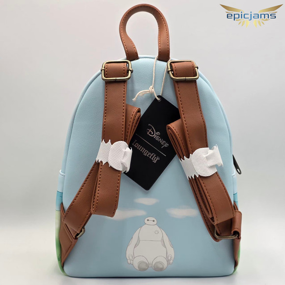 Loungefly Disney Big Hero 6 Baymax Group View Mini Backpack New - Picture 5 of 8